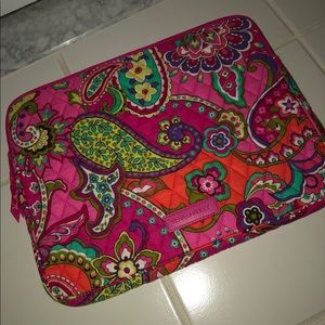 Vera Bradley Pink Swirls Laptop Sleeve